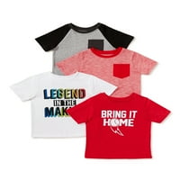 Ganimals Baby Boy & Toddler Boy Grafičke majice Multipack, 4-pack, 12m-5t