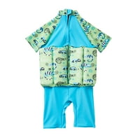 Dječje plivačko odijelo s UV zaštitom zeleni Gekon, 4 godine
