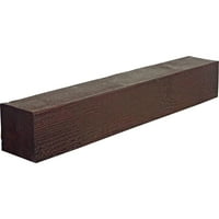 Ekena Millwork 8 H 12 D 84 W grubo pilani drveni kamin Mantel, Premium trešnja