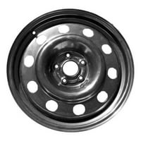 17h7. Obnovljeni čelični kotač u potpunosti obojen u crno, pogodan za proizvodnju u 2013. godini