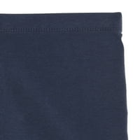 Wonder Nation Girls's Pleteni biciklističke hlače, 6-pack, veličine 4- & Plus