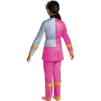 Prerušeni ružičasti Power Rangers Dino Fury Muscle Halloween kostim za maštovite haljine za dijete, djevojčice