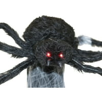 Proganjana Hill Farm 2,1-ft. Skakač pauka, zatvoreni ukras na otvorenom, na otvorenom, vođene crvene oči, polazne,
