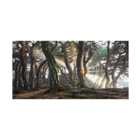 Jaeyoun Ryu 'Sveta borova stabla' platno umjetnost
