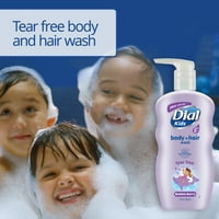 Dial Kids Tijelo + pranje kose, bobica mjehurića, fl oz