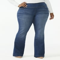 Sofia Jeans by Sofia Vergara Women Plus Size Melisa High Rise Flare traperice