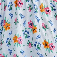 Cvjetna bluza s ramena s cvjetnim printom za juniorke iz Amerike