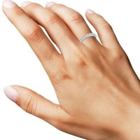 Jubilarni dijamantni prsten uzgojen u laboratoriju u 10K bijelom zlatu