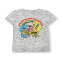 Grafičke majice Sesame Street Girls Pride Love, veličine 4-16