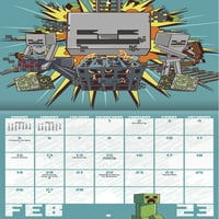 Trendovi International Minecraft Mini Wall Calendar & Pushpins