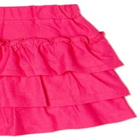 Djeca iz Ganimals Girls Ruffle Scooter suknje, 2-pak, veličine 4-10
