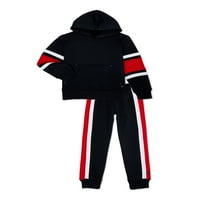 Cheetah Boys Fleece Hoodie i Jogger hlače Sweatsuit Atlettic Set, 2-komad, veličine 2T- & Husky