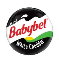 Mini Babybel White Cheddar Semisoft sir, 6ct