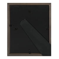 Drveni okvir za fotografije za prilagodljivi zidni ili stolni zaslon, ugljeno siva mat veličina 5v7, od 4