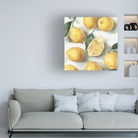 Emma Caroline 'Fresh Limons I' Canvas Art