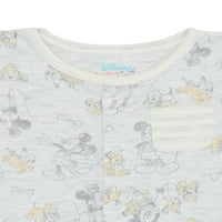 Disney Baby Wishes + Dreams Layette Mickey i štenad poklon set za tuširanje, 4-komad, veličine NB-3 6m 6m