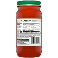 Classico Organska umak od tjestenine od rajčice i bosiljka bez dodanog šećera, oz Jar