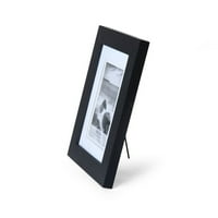 Melannco 8x okvir za slike s crnim zrnom, matirano za fotografiju