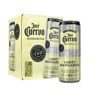 Jose Cuervo® pjenušava Margarita Classic Lime svjetlo spremna za piće, pakiranje, ML limenke