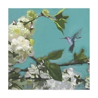 Zaštitni znak likovna umjetnost 'hummingbird cvjetovi I' platno umjetnost Ricka Novaka