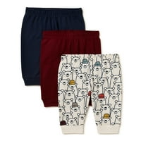 Ganimals Boys Boys Jogger hlače, 3-pack, veličine 0m-24m