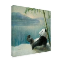 Zaštitni znak likovna umjetnost 'Odmor u bambusu' platno umjetnost Danhui Nai