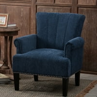 Naglasna fotelja - stolice za dnevni boravak-tapecirane stolice-Mornarsko plava