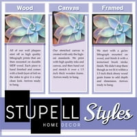 Stupell Home dekor tiskani odmor uokviren platno umjetnički tisak Sheri Hart