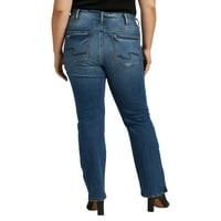 Silver Jeans Co. Plus veličina, traperice visokog rasta sa suženim strukom, veličine 12-24