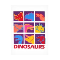 Hillari Vermont stvara crteže kućnih ljubimaca za ljude Dinosauri na platnu
