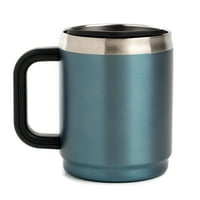Šalica za kavu od nehrđajućeg čelika od 14 oz, škriljevca plava