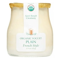 Organski jogurt u francuskom stilu, običan, 4 unce