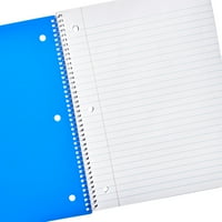 PEN + GEAR 1-subjektivna bilježnica, široka vladavina, plahte, plava