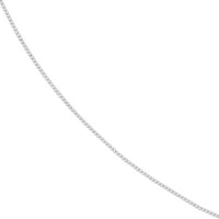 10K bijelo zlato 18 Ogrlica lančanog lanca W Spring Ring - Žene