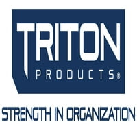 Triton Products® Lochook 9 W s 3 4 ID cink-poslojni čelični držač za više prstena za locboard, 2pk