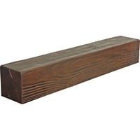Ekena Millwork 6 H 10 d 48 W s pijeskom na drvenu kamin Mantel, premium mahagoni