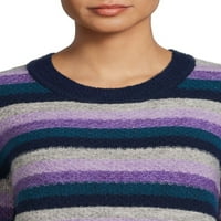 Vremenski i TRU ženski prugasti džemper od puha