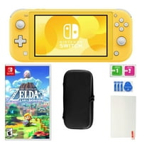 Nintendo Switch Lite u žutoj s Link -ovim buđenjem i priborom