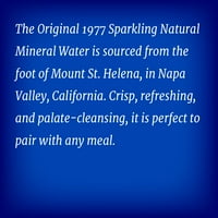 Kristalni gejzir pjenušava prirodna mineralna voda, originalni okus, 16,9oz boca za kućne ljubimce Nema umjetnih