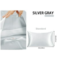 Jedinstvene ponude Momme svilene jastučnice set za oči, standardno, sivo