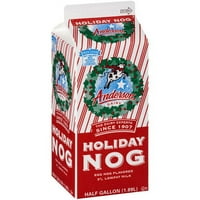 Anderson Dairy Holiday Nog 2% nisko -matično mlijeko, 0. gal