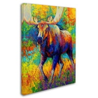 Zaštitni znak likovna umjetnost 'Bull Moose' platno umjetnost Marion Rose
