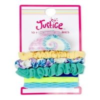 Justice Girls Assorted Twisters & Clip, set od 10 dijelova