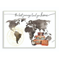 Kolekcija kućnog dekora _ Karta svijeta najbolja putovanja odvest će vas kući modne cipele i prtljaga ilustracije
