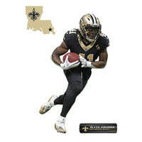 Fathead Alvin Kamara - X -Large Službeno licencirani NFL uklonjivi zidni naljepnica