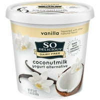 Tako ukusna veganska alternativa jogurtu od vanilije i kokosovog mlijeka bez mlijeka, pakiranje od unče