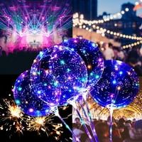 Način da se proslavi LED svjetlost baloni, bobo baloni, šareni lagani baloni s palicom, 20 + helij -laminozni sjajni