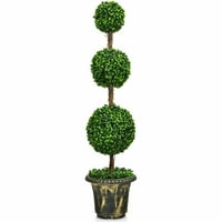 Umjetna trostruka kugla Topiarij stablo kućni ured zelenilo biljni dekor