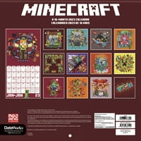 Trendovi International Minecraft Wall Calendar & Pushpins