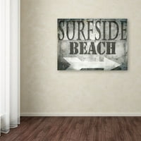 Zaštitni znak likovna umjetnost 'Surfside Beach' platno umjetnost Lightboxjournal